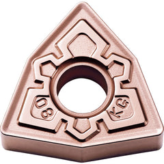 WNMG 433 KG CA310, 3/64″ Corner Radius, 3/16″ Thick, 1/2″ Inscribed Circle, TiCnulll2O3/Ti, Trigon, Turning Indexable Insert