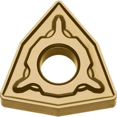 WNMG 432 PH CA025P, 1/32″ Corner Radius, 3/16″ Thick, 1/2″ Inscribed Circle, TiCl2O3/TiN, 80 Degree Trigon, Turning Indexable Insert