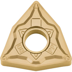 WNMG 4305 PP CA025P, 0.008″ Corner Radius, 3/16″ Thick, 1/2″ Inscribed Circle, TiCl2O3/TiN, 80 Degree Trigon, Turning Indexable Insert