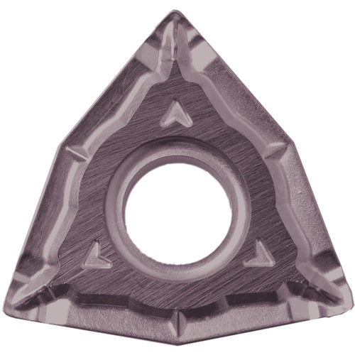 WNMG 433 WQ PV7025, 3/64″ Corner Radius, 3/16″ Thick, 1/2″ Inscribed Circle, TiCN (MEGACOAT), Trigon, Turning Indexable Insert