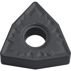 WNMG 432 ZS CA4515, 1/32″ Corner Radius, 3/16″ Thick, 1/2″ Inscribed Circle, TiCl2O3, 80 Degree Trigon, Turning Indexable Insert