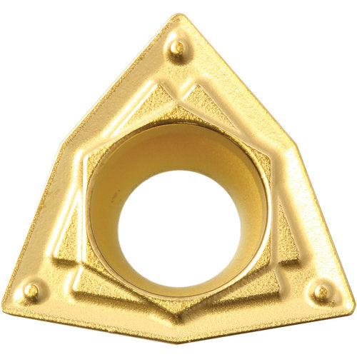 WPMT 322 HQ PV730, 1/32″ Corner Radius, 1/8″ Thick, 3/8″ Inscribed Circle, TiAlN/TiN, 80 Degree Trigon, Turning Indexable Insert