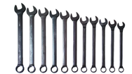 11 Piece Supercombo Wrench Set - Black Oxide Finish SAE; 1-5/16 - 2"; Tools Only - Industrial Tool & Supply