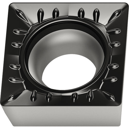 SCMT 433 T|Single-sided WPP30S, 3/64″ Corner Radius, 3/16″ Thick, 1/2″ Inscribed Circle, Square, Turning Indexable Insert - Industrial Tool & Supply