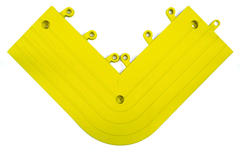 ErgoDeck Outside Corners (4/Case) - 6' x 15' x 15' (Yellow) - Industrial Tool & Supply