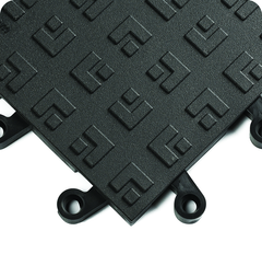 ErgoDeck Heavy Duty Solid ErgonomicÂ 18" x 18" x 7/8" Thick (Black) - Industrial Tool & Supply
