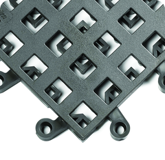 ErgoDeck General PupposeÂ Open Egronomic TilesÂ 18" x 18" x 7/8" Thick (Charcoal) - Industrial Tool & Supply