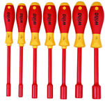 Insulated Nut Driver Inch Set Includes: 3/16" - 1/2". 7 Pieces - Industrial Tool & Supply