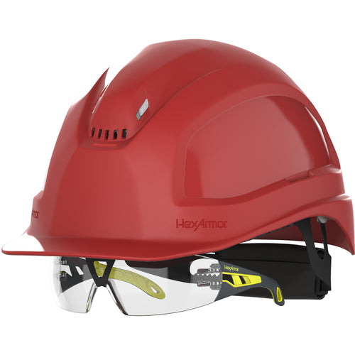 XP500IES - Red - Vented - Long Brim