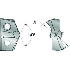 1/2 Dia. - Series 12 C2 AM300 GEN3 XT Blade - Industrial Tool & Supply