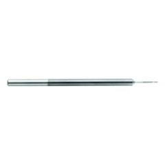 3/32" Dia. -  2-1/2" OAL - Extra Reach - Ball Nose-AD-Carbide End Mill - 3FL - Industrial Tool & Supply