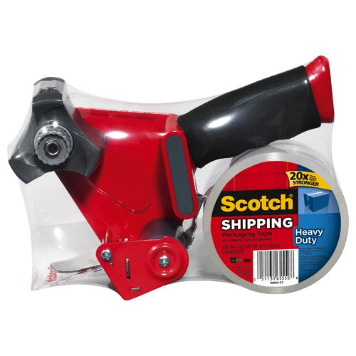 Scotch Heavy Duty Shipping Packaging Tape 3850-ST-SRM 1.88″ × 54.6 yd (48 mm × 50 m) Heavy Duty Dispenser - Industrial Tool & Supply