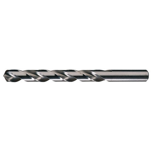 9.50mm RHS / RHC HSS 118 Degree Radial Point General Purpose Jobber Length Drill - Bright - Exact Industrial Supply