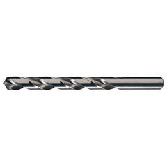 8.90mm RHS / RHC HSS 118 Degree Radial Point General Purpose Jobber Length Drill - Bright - Exact Industrial Supply