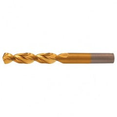 #6 RHS / RHC HSS-CO 8% (M42) 135 Degree Split Point Q-Cobalt Wide Land Parabolic Drill - TiN - Industrial Tool & Supply