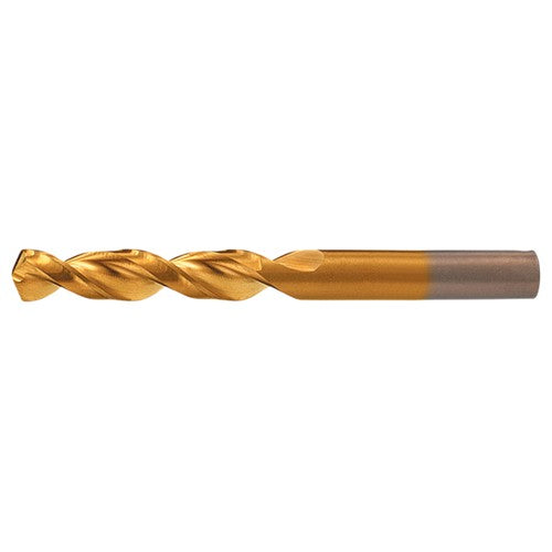 #6 RHS / RHC HSS-CO 8% (M42) 135 Degree Split Point Q-Cobalt Wide Land Parabolic Drill - TiN