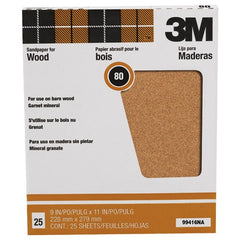 9 in × 11 in 3M™ Pro-Pak™ Garnet Sandin80D Grit Alt Mfg # 99416 - Industrial Tool & Supply