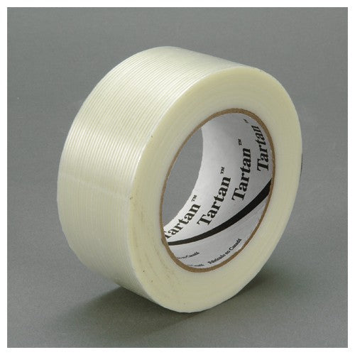 72 mm × 55 m Tartan Filament Tape Clear Alt Mfg # 39476 - Industrial Tool & Supply