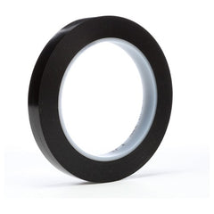 3M Vinyl Tape 471 Black 1/2″ × 36 yd 5.2 mil - Industrial Tool & Supply