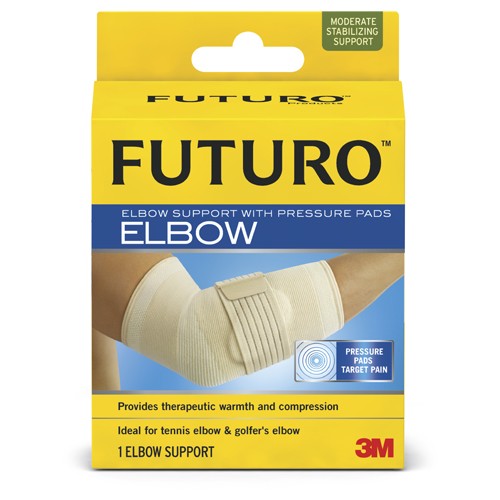FUTURO Comfort Elbow with Pressure Pads 47863ENR Large - Industrial Tool & Supply