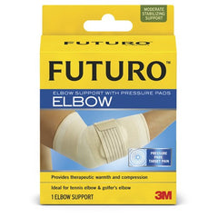 FUTURO Comfort Elbow with Pressure Pads 47863ENR Large - Industrial Tool & Supply