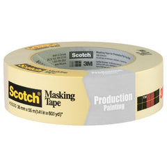 ‎Scotch Contractor Grade Masking Tape 2020-24AP9 0.94″ × 60.1 yd (24mm × 55m) - Industrial Tool & Supply