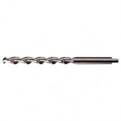#47 RHS / RHC HSS 118 Degree Notched Point HSS Parabolic Taper Length Drill - Bright - Industrial Tool & Supply