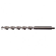 #47 RHS / RHC HSS 118 Degree Notched Point HSS Parabolic Taper Length Drill - Bright - Industrial Tool & Supply