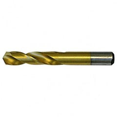 #54 RHS / RHC HSS 135 Degree Split Point Heavy Duty Screw Machine Drill - TiN - Industrial Tool & Supply