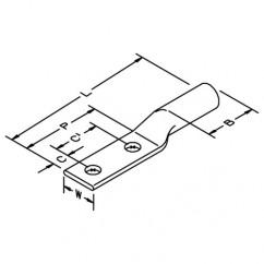 31168 COPPER TWO HOLE LONG BARREL - Industrial Tool & Supply