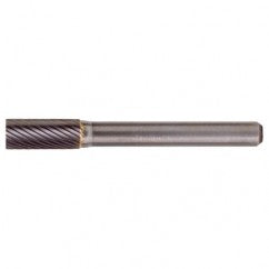 SA-51 Standard Cut Solid Carbide Bur-Cylindrical without End Cut - Industrial Tool & Supply