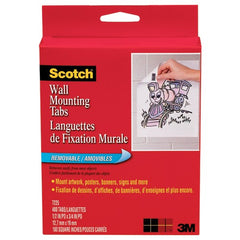 Scotch Wall Mounting Tabs 7225 1/2″ × 3/4″ 480 Tabs/Box - Industrial Tool & Supply