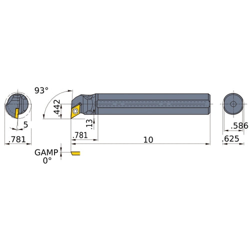 M-FSDUCR-102-C BORING BAR