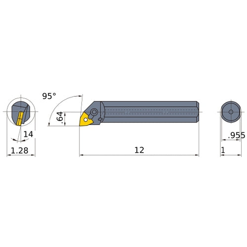 M-MWLNR-164-C BORING BAR