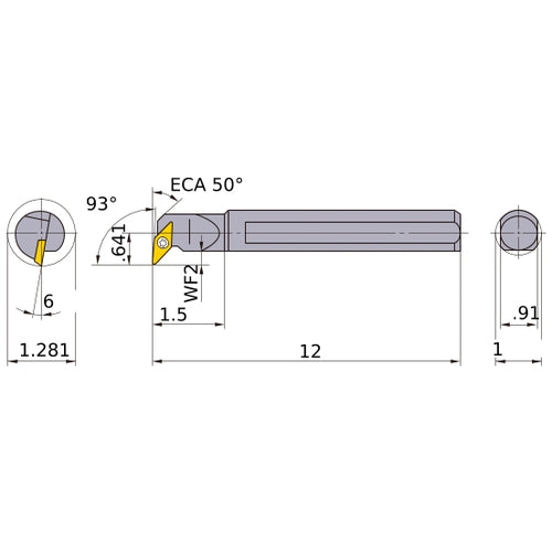 S-SVUCR-163 BORING BAR