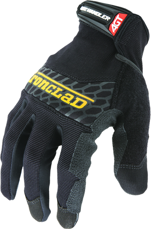 Black Tacky Palm / Breathable Box Handler Gloves - Industrial Tool & Supply