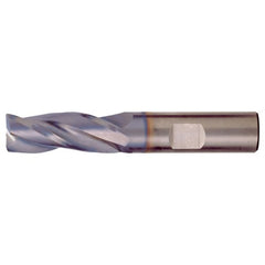 ‎3/4″ × 3/4″ × 1-5/8″ × 4″ RHS / RHC Solid Carbide 3-Flute Square End High-Performance End Mill for Steel and Stainless Steel - TiAlN