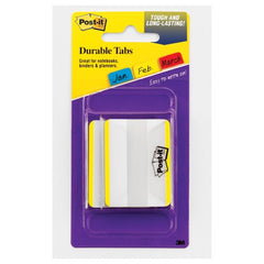 ‎Post-it Durable Tabs 686F-50YW 2 in. × 1.5 in. (50 8 mm × 38 mm) Canary Yellow - Exact Industrial Supply