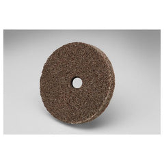 Scotch-Brite EXL Unitized Wheel XL-UW 8A Medium 3″ × 1/2″ × 3/8″ - Industrial Tool & Supply