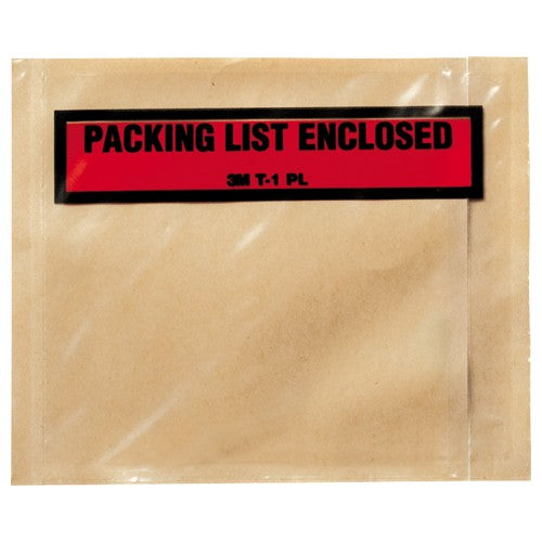3M Top Print Packing List Envelope PLE-T1 4.5″ × 5.50″ - Industrial Tool & Supply