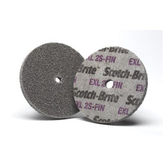 Scotch-Brite EXL Unitized Wheel XL-UW 2S Fine 3″ × 1/4″ × 1/4″ - Industrial Tool & Supply