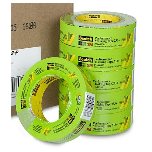 Scotch Performance Masking Tape 233+ 46338 36 mm × 55 m - Industrial Tool & Supply