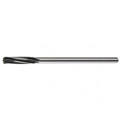 1/2 RHS / RHC HSS Straight Shank Spiral Flute Reamer - Bright - Industrial Tool & Supply
