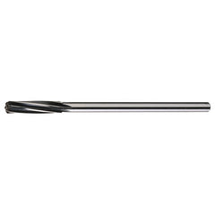 31/64 RHS / RHC HSS Straight Shank Spiral Flute Reamer - Bright - Exact Industrial Supply