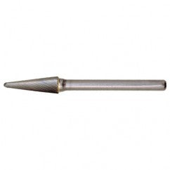 SL-2 Standard Cut Solid Carbide Bur-Included Angle Shape - Industrial Tool & Supply