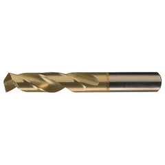 7/64 RHS / RHC HSS-CO 8% (M42) 135 Degree Split Point Heavy Duty Cobalt Screw Machine Drill - TiN - Exact Industrial Supply