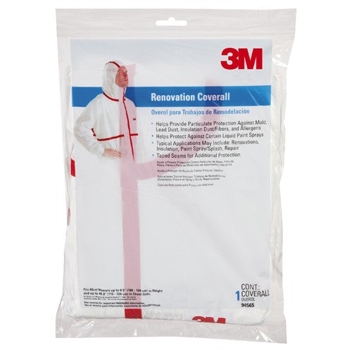 X-Large 3M™ Renovation Coverall 94565 Alt Mfg # 34871 - Industrial Tool & Supply
