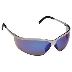 ‎3M Metaliks Sport Protective Eyewear. 11540-10000-20 Blue Mirror Lens Nickel Frame - Industrial Tool & Supply