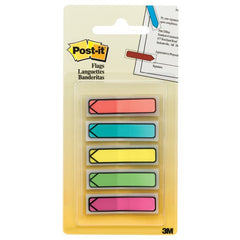 Post-it Flags 684-ARR2 .47″ × 1.7″ Assorted Brights - Exact Industrial Supply