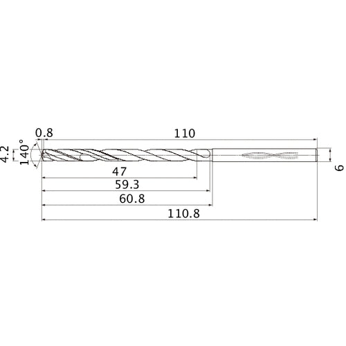 MHS0420L060B CARB DRILL